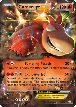 Pokemon Primal Clash Camerupt-EX - 29