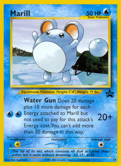 Pokemon Wizards Black Star Promos Marill - 29