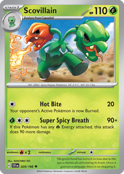 Pokemon Scarlet & Violet Scovillain - 29