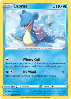 Pokemon Chilling Reign Lapras - 29