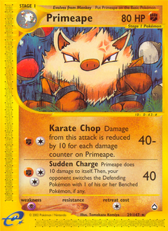 Pokemon Aquapolis Primeape - 29