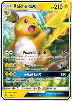 Pokemon Shining Legends Raichu-GX - 29