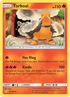 Pokemon Cosmic Eclipse Torkoal - 29