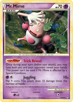 Pokemon Call of Legends Mr. Mime - 29
