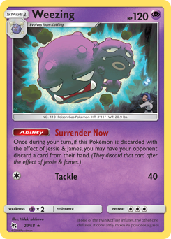 Pokemon Hidden Fates Weezing - 29