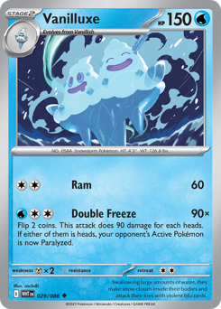 Pokemon White Flare Vanilluxe - 29