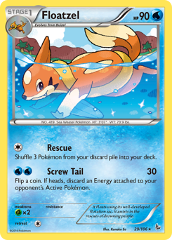 Pokemon Flashfire Floatzel - 29