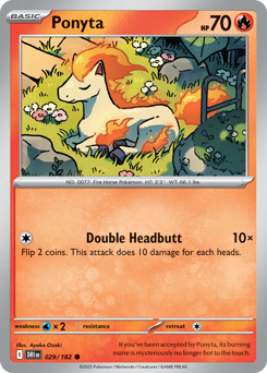 Pokemon Destined Rivals Ponyta - 29