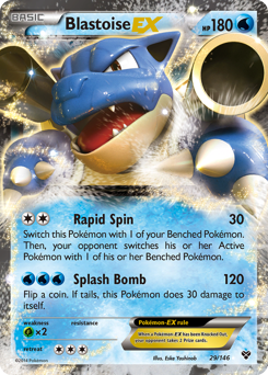 Pokemon XY Blastoise-EX - 29