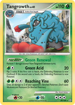 Pokemon Stormfront Tangrowth - 29