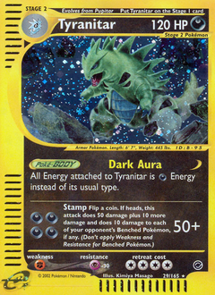 Pokemon Expedition Base Set Tyranitar - 29