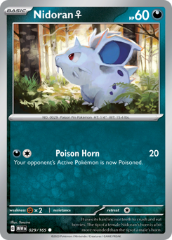 Pokemon 151 Nidoran ♀ - 29