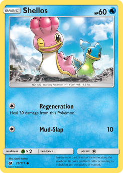 Pokemon Crimson Invasion Shellos - 29