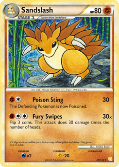 Pokemon HeartGold & SoulSilver Sandslash - 29