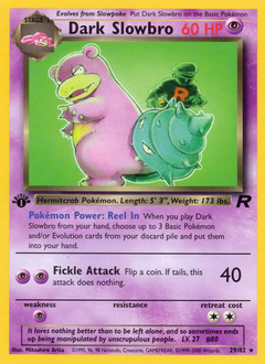 Pokemon Team Rocket Dark Slowbro - 29