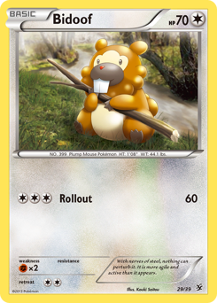 Pokemon Kalos Starter Set Bidoof - 29