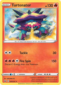 Pokemon Sword & Shield Turtonator - 29