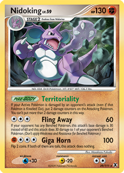 Pokemon Rising Rivals Nidoking - 29