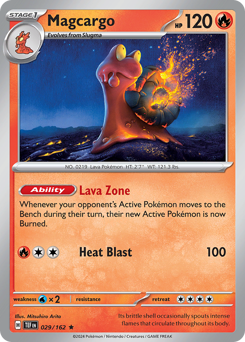 Pokemon Temporal Forces Magcargo - 29