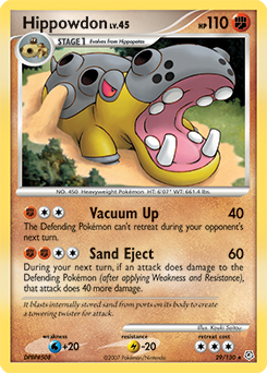Pokemon Diamond & Pearl Hippowdon - 29