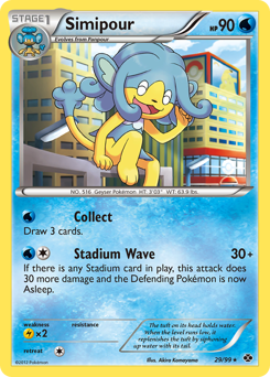 Pokemon Next Destinies Simipour - 29