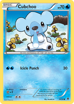 Pokemon Emerging Powers Cubchoo - 29