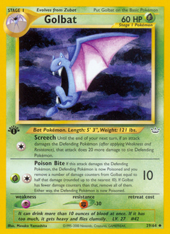 Pokemon Neo Revelation Golbat - 29