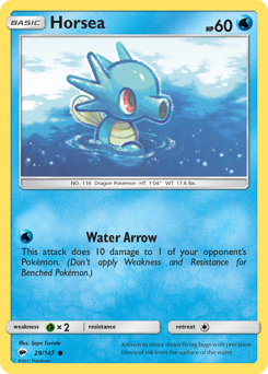 Pokemon Burning Shadows Horsea - 29