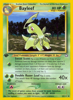 Pokemon Neo Genesis Bayleef - 29