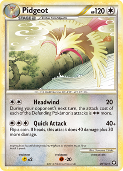 Pokemon HS—Triumphant Pidgeot - 29