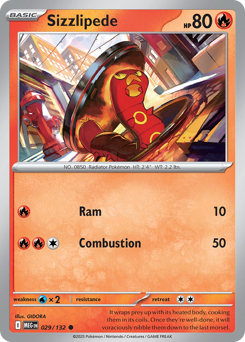 Pokemon Mega Evolution Sizzlipede - 29