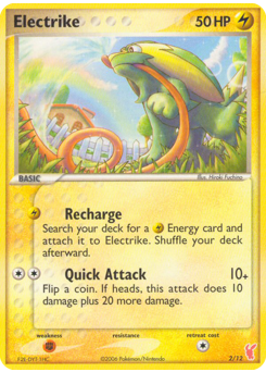 Pokemon EX Trainer Kit 2 Plusle Electrike - 2