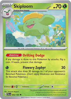 Pokemon Paldea Evolved Skiploom - 2
