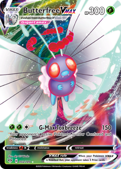 Pokemon Darkness Ablaze Butterfree VMAX - 2
