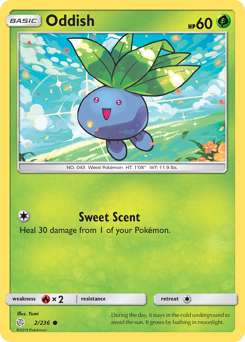 Pokemon Cosmic Eclipse Oddish - 2