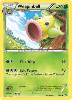 Pokemon Furious Fists Weepinbell - 2