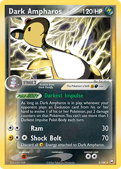 Pokemon Team Rocket Returns Dark Ampharos - 2