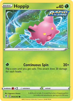 Pokemon Evolving Skies Hoppip - 2