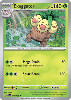 Pokemon Prismatic Evolutions Exeggutor - 2