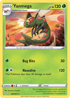 Pokemon Shining Fates Yanmega - 2