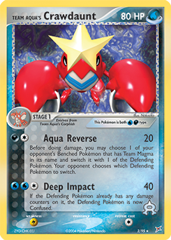 Pokemon Team Magma vs Team Aqua Team Aqua's Crawdaunt - 2