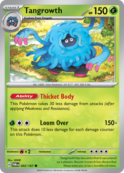 Pokemon Twilight Masquerade Tangrowth - 2