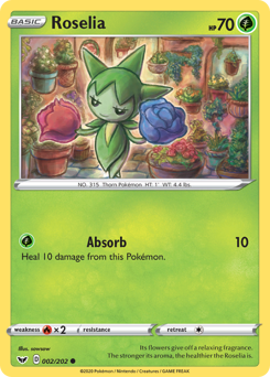 Pokemon Sword & Shield Roselia - 2
