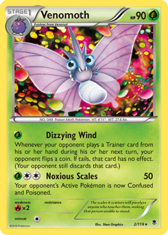 Pokemon Phantom Forces Venomoth - 2