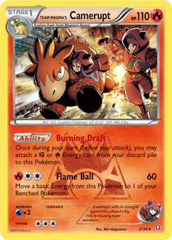Pokemon Double Crisis Team Magma's Camerupt - 2