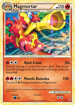 Pokemon HS—Unleashed Magmortar - 2