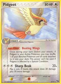 Pokemon POP Series 2 Pidgeot - 2