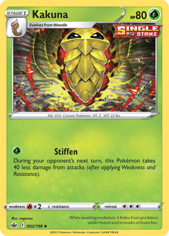 Pokemon Chilling Reign Kakuna - 2