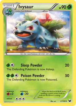 Pokemon Dark Explorers Ivysaur - 2