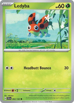 Pokemon Stellar Crown Ledyba - 2